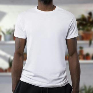 0Yr2Ka Men's Classic Crew Neck T-Shirt — Soft Cotton Everyday Tee