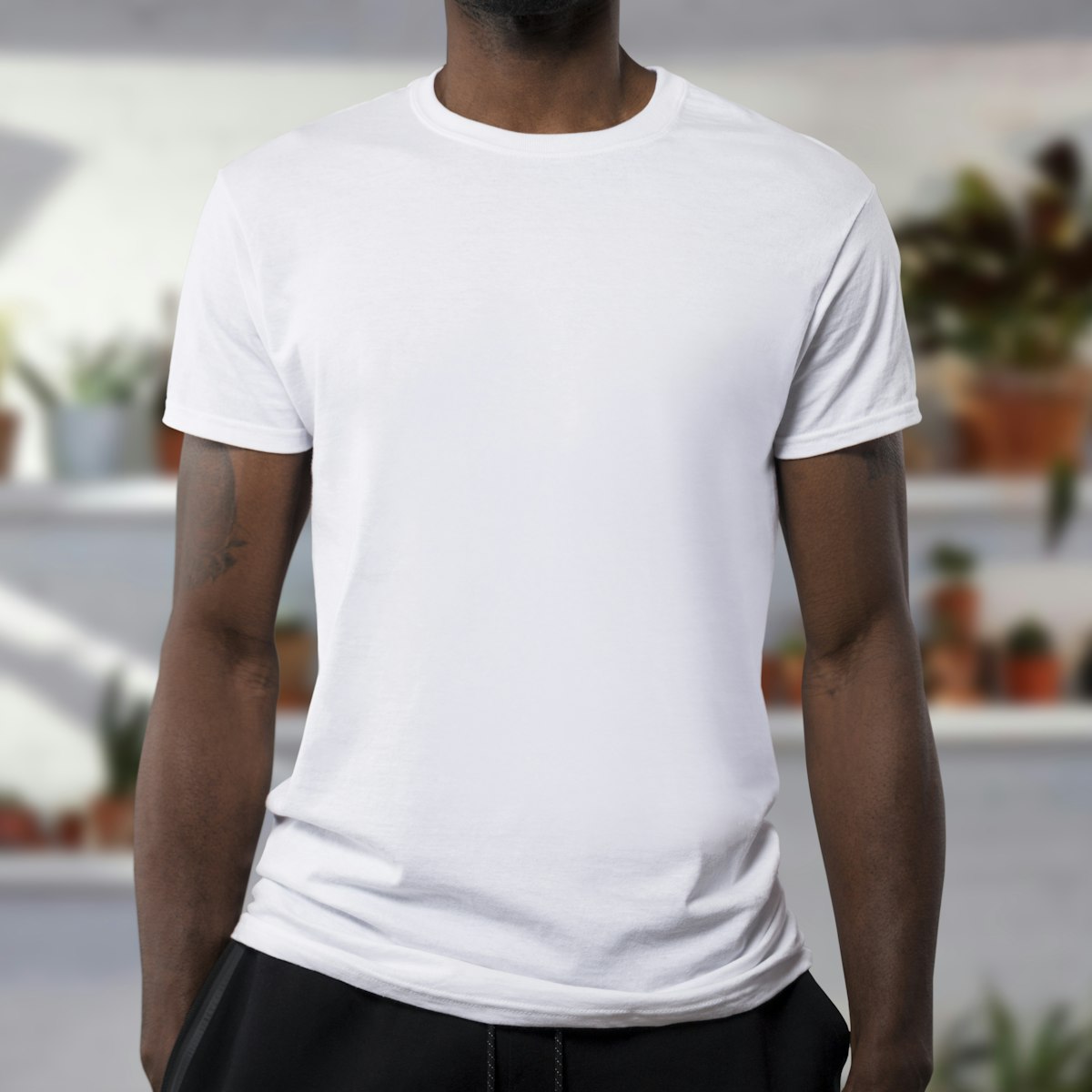 0Yr2Ka Men's Classic Crew Neck T-Shirt — Soft Cotton Everyday Tee